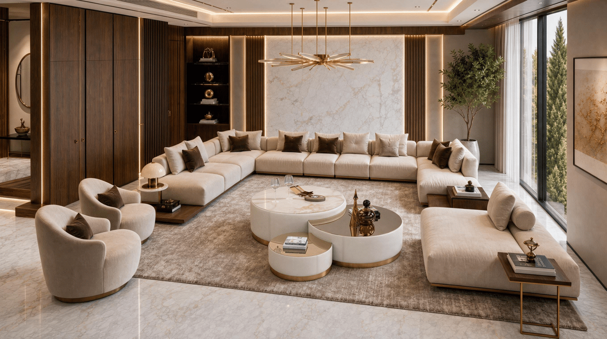 U-shaped sofa · R9801 — Collection interior