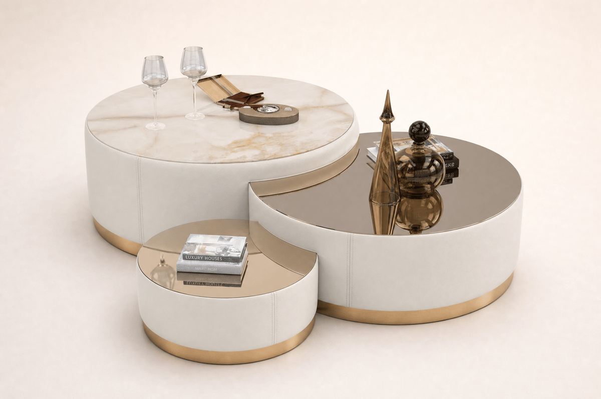 Set of three tables · R9803 — Studio photograph