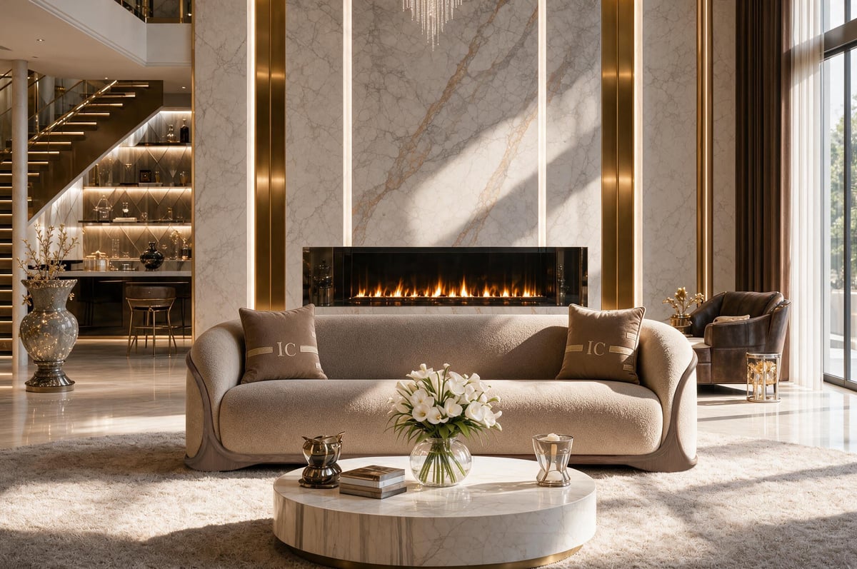 Sofá de tres plazas · R3001 — Interior de la colección