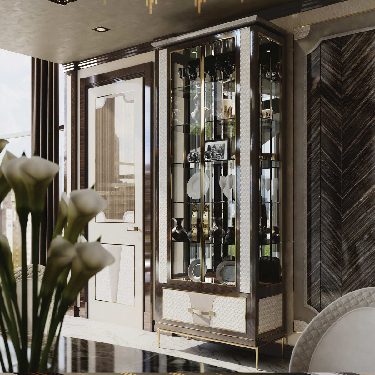 Single-door display cabinet · R8623 — Collection interior