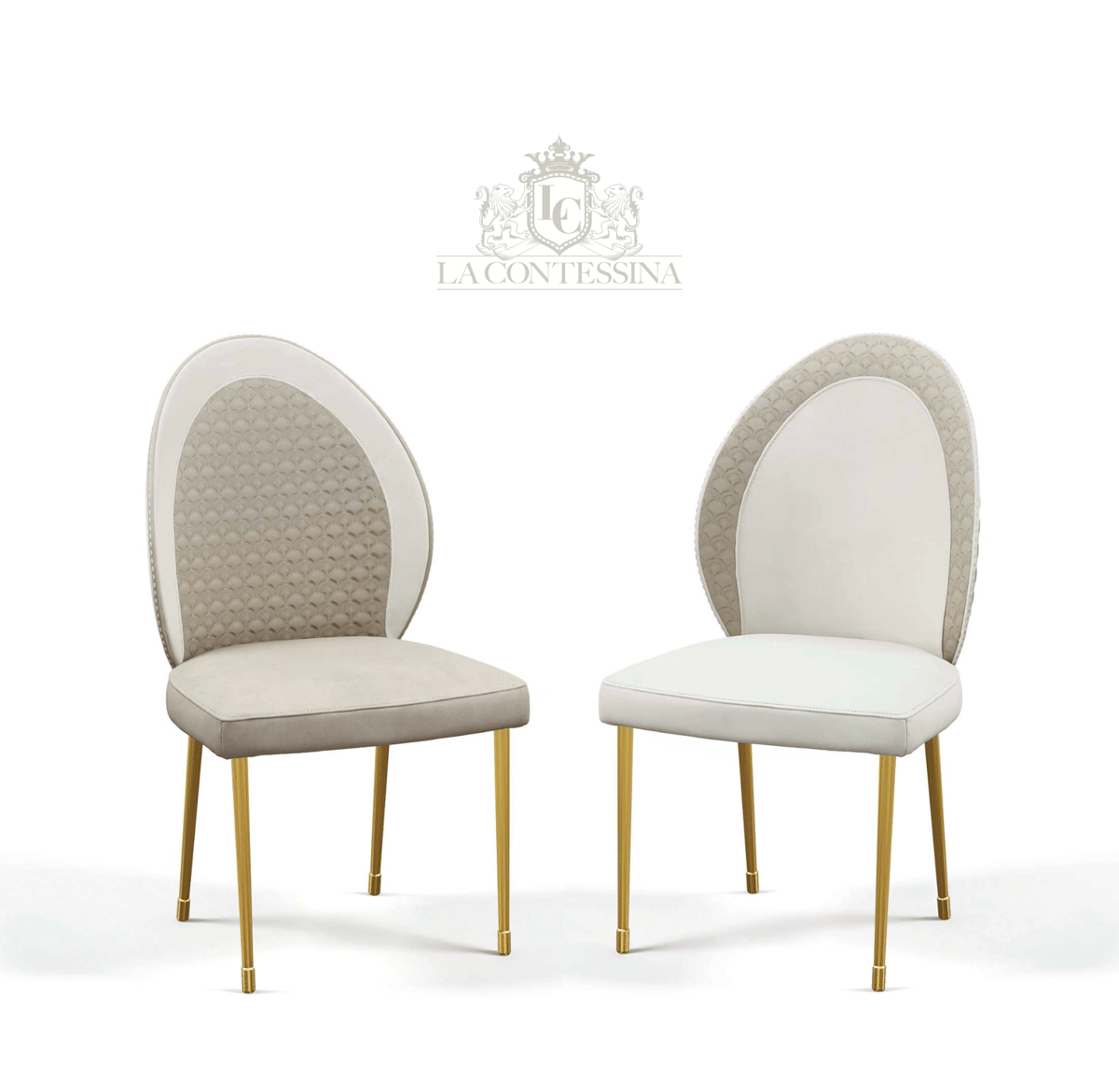 Dining armchair · R8610 / Dining armchair · R8609 — Studio photograph
