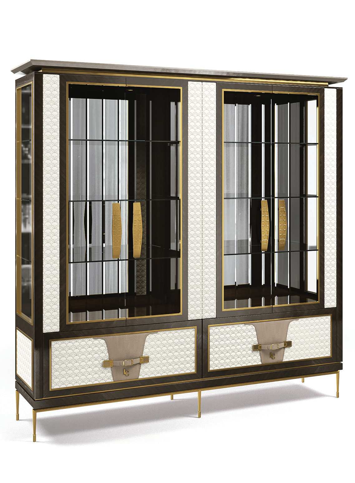 Four-door display cabinet · R8624/A — Studio photograph
