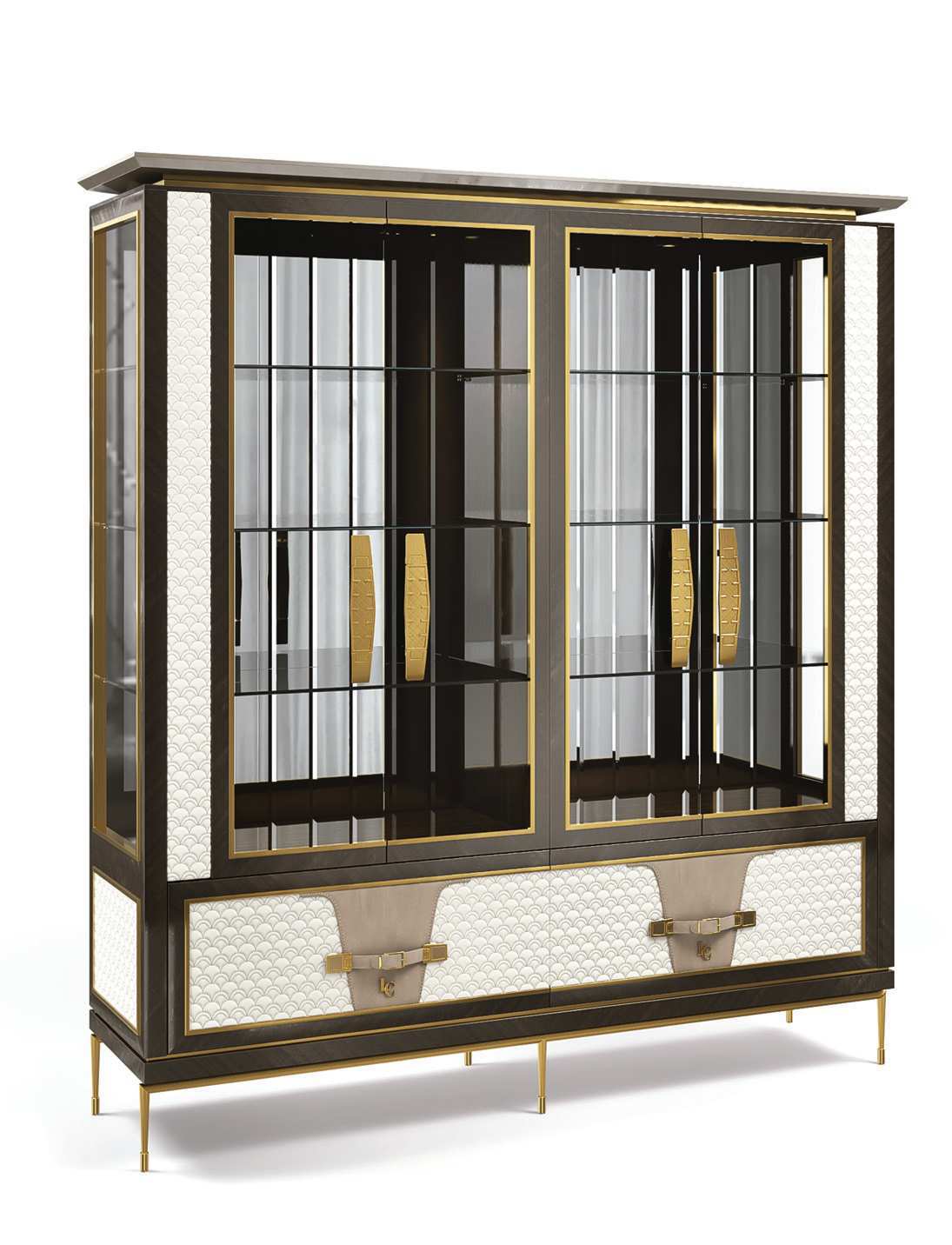 Four-door display cabinet · R8624/B — Studio photograph