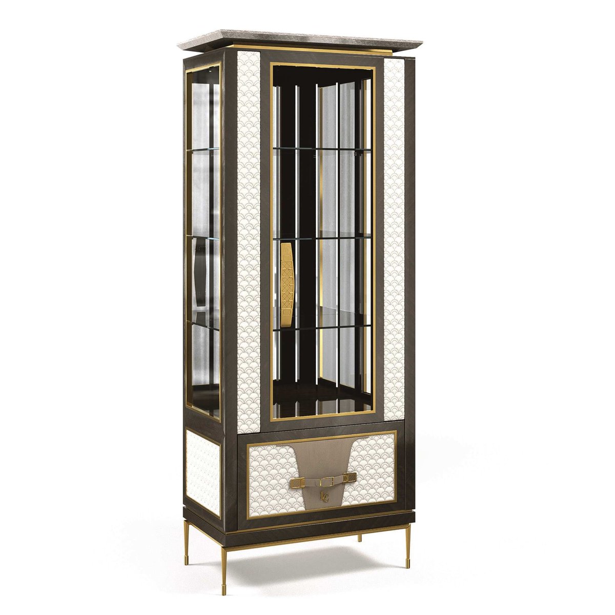 Single-door display cabinet · R8623 — Studio photograph