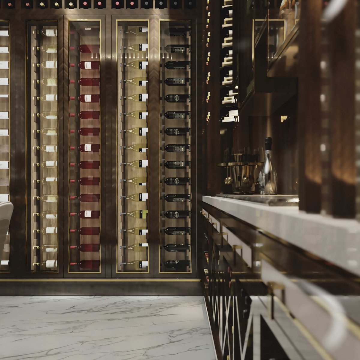 Hypnose · Wine room — Collection interior