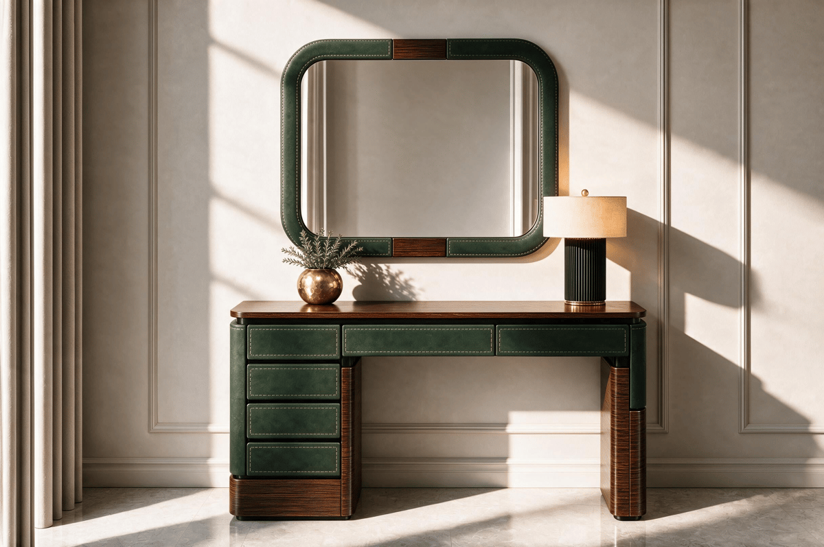Dressing table · R9302 / Mirror · R9303 — Collection interior