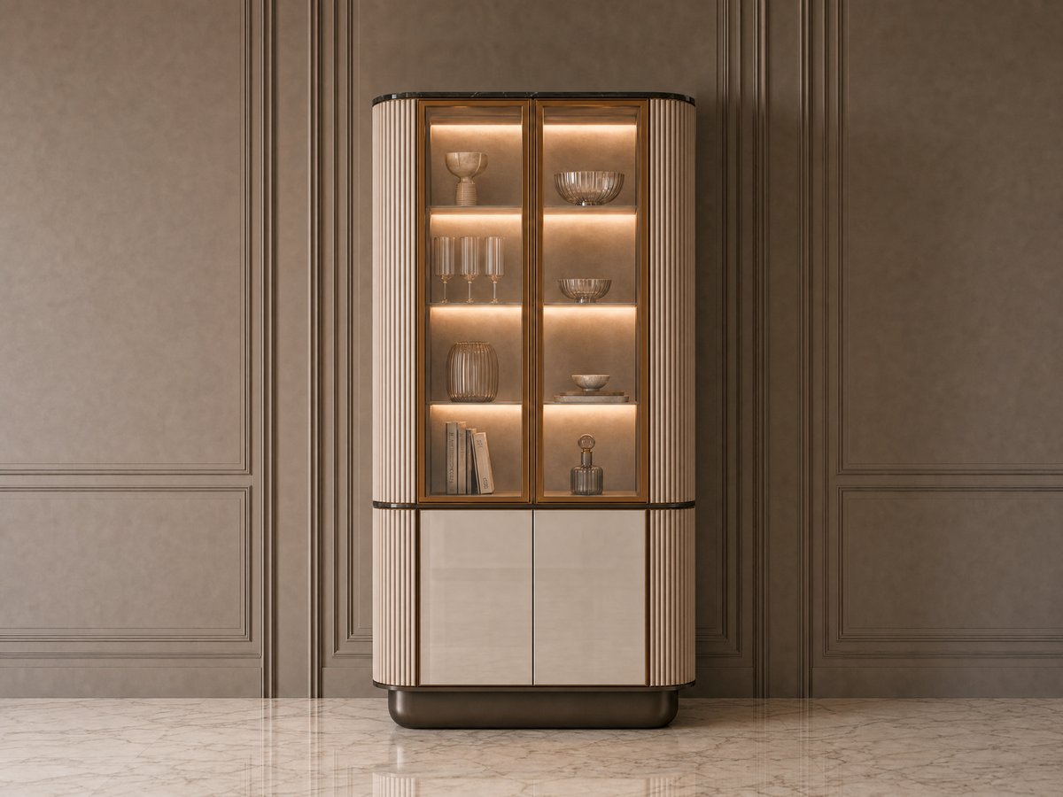 Two-door display cabinet · R9208 — Collection interior