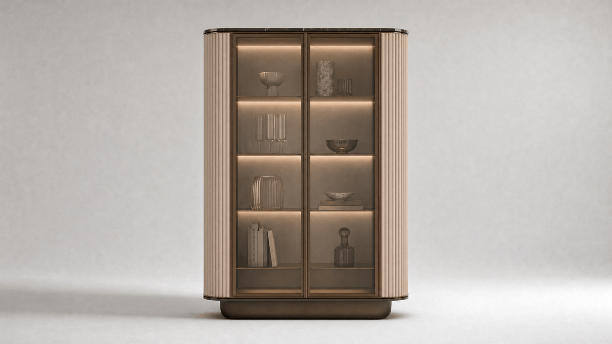 Vitrina de dos puertas · R9207 — Fotografía de estudio