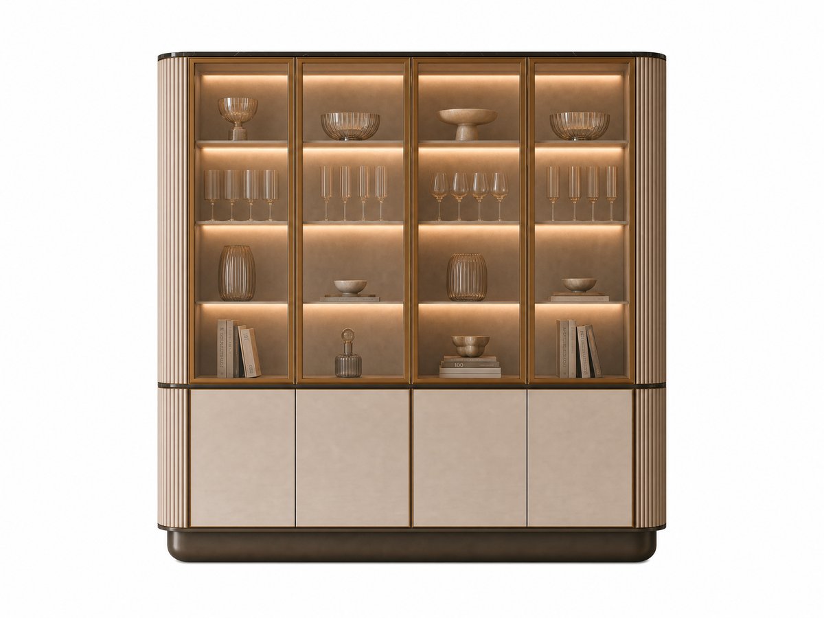 Vitrina de cuatro puertas · R9210 — Fotografía de estudio