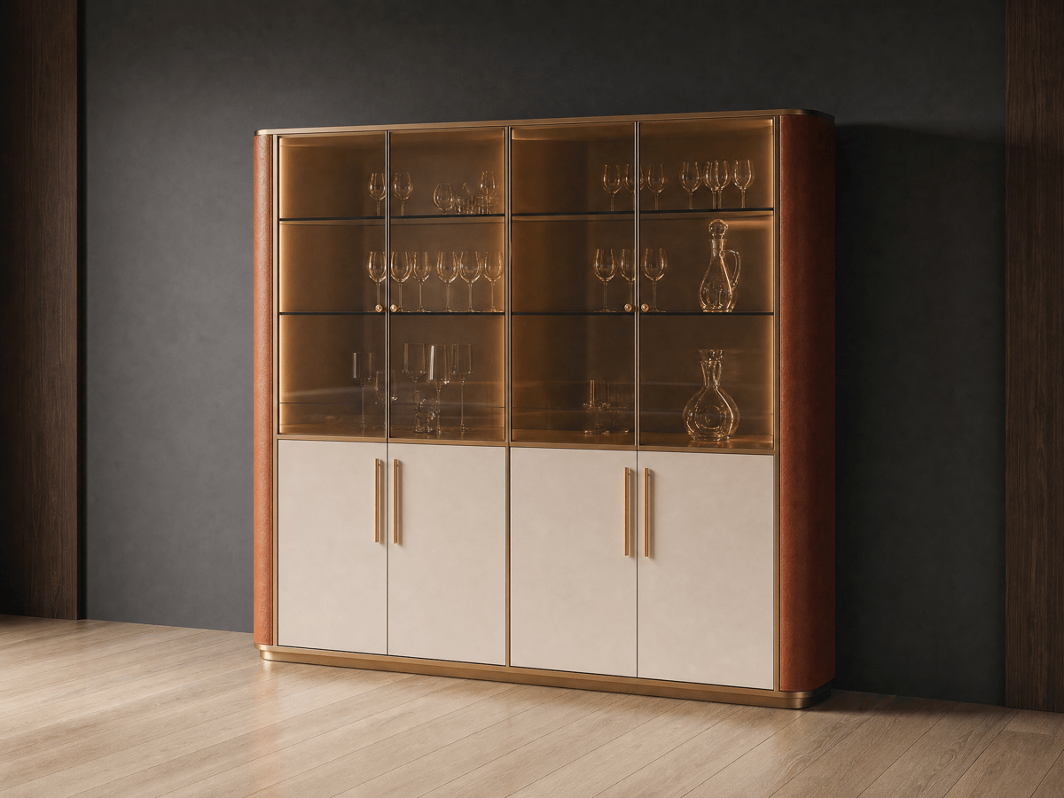Four-door display cabinet · R9108 — Collection interior