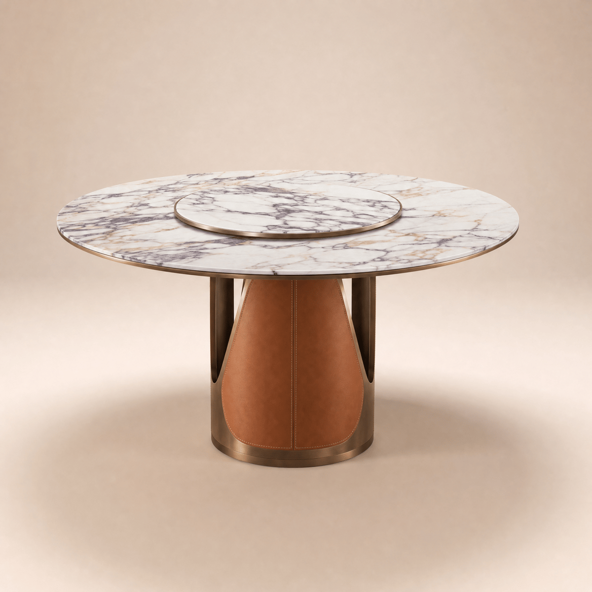 Mesa de comedor redonda · R9102 — Fotografía de estudio