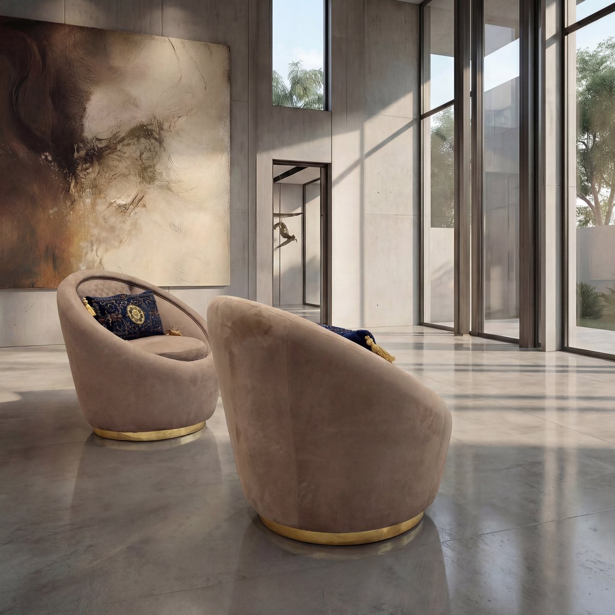 Round armchair · R8816 — Collection interior